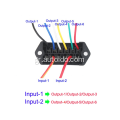 2-εισόδου 6-output CAR Standard Blade Fuse Holder